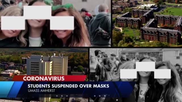 Umass Students Suspended For Not Wearing Masks