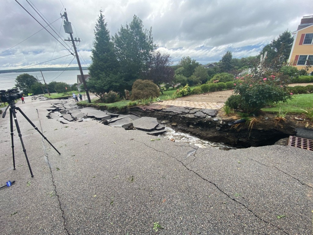 Road Collapse Portsmouth