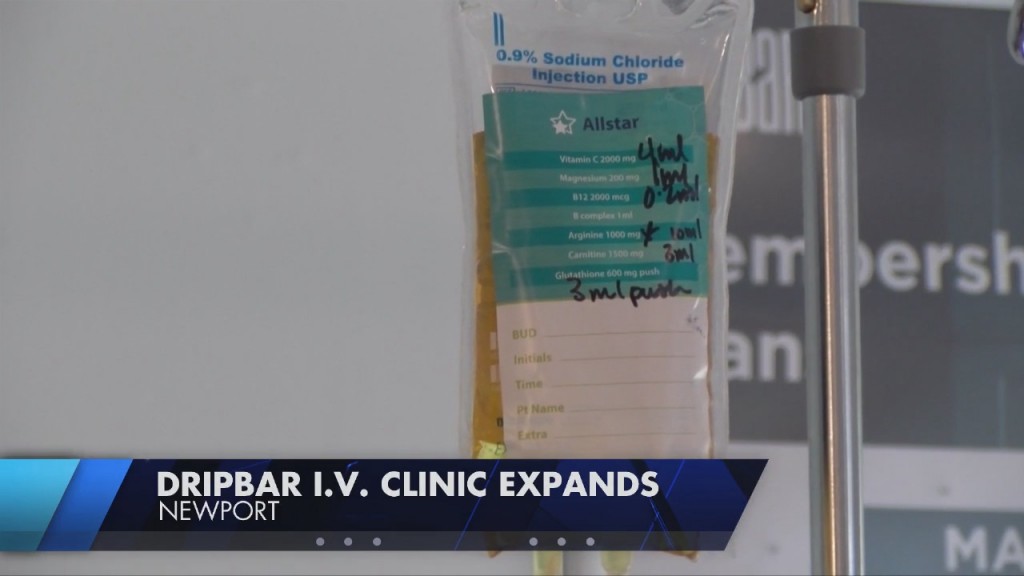 Rhode Island Based Iv Vitamin Infusion Company, “the Dripbar,” Opens Newport Location