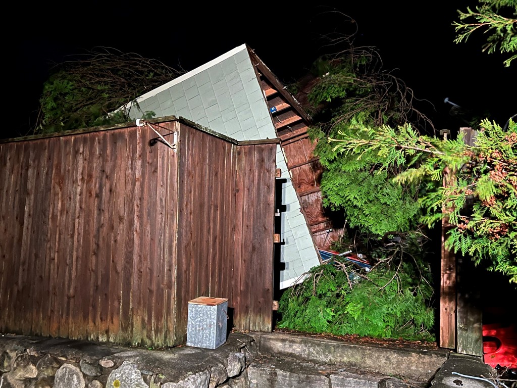 Pool House Damaged In Westerly