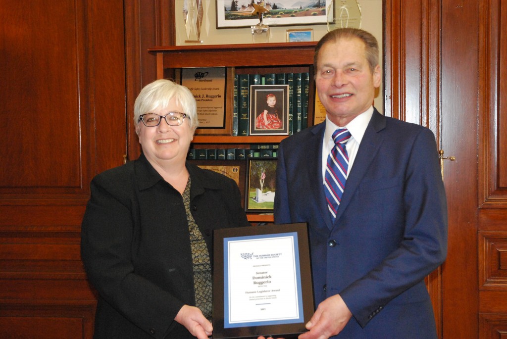 2021 Humane Society Award Ruggerio