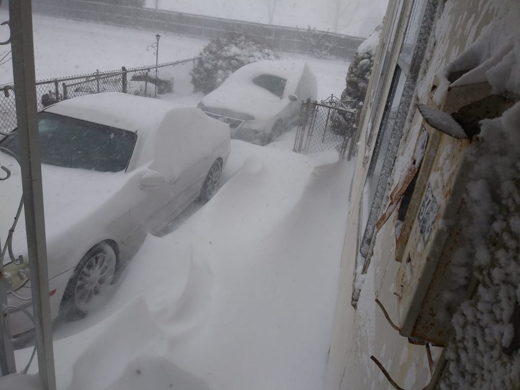 Snow Drift In Rumford From Joe Aglione