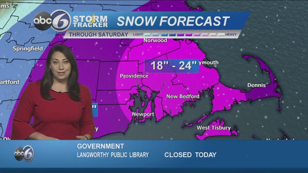 Blizzard Conditions Across The Area Today