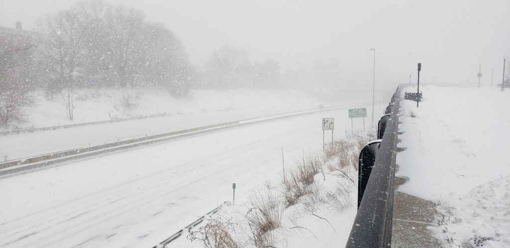 Snow On 95 From Tim Studebaker