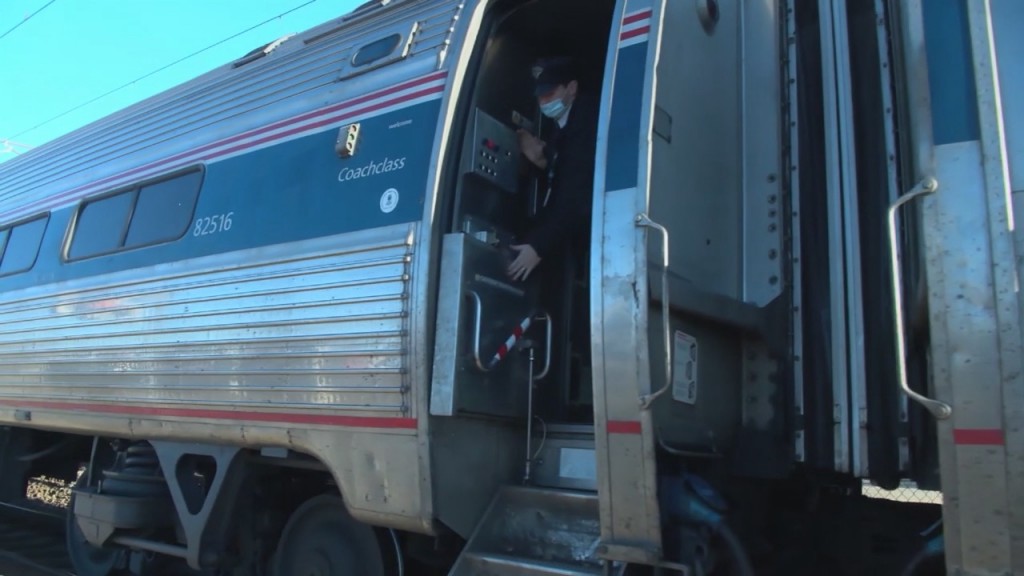 Conductor Gets Off Train
