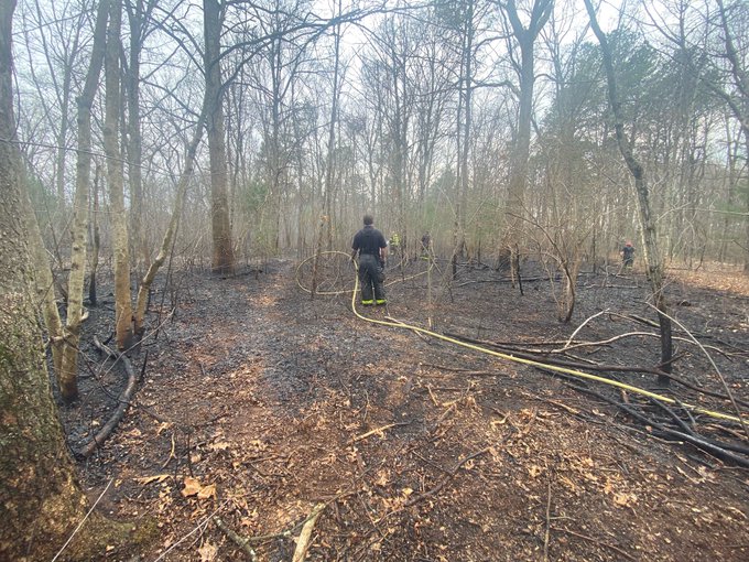 North Attleborough Brush Fire
