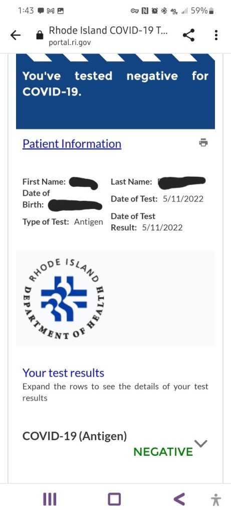 Woman says she got COVID test result before getting tested
