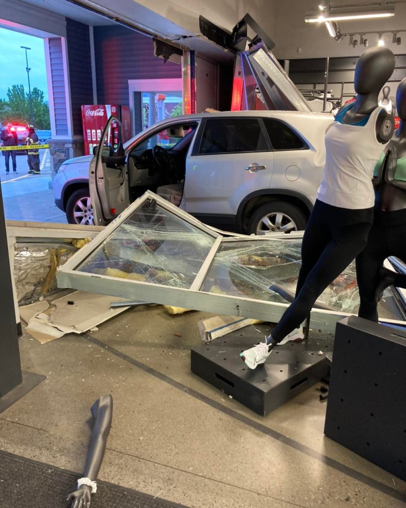 Wrentham Car Into Nike