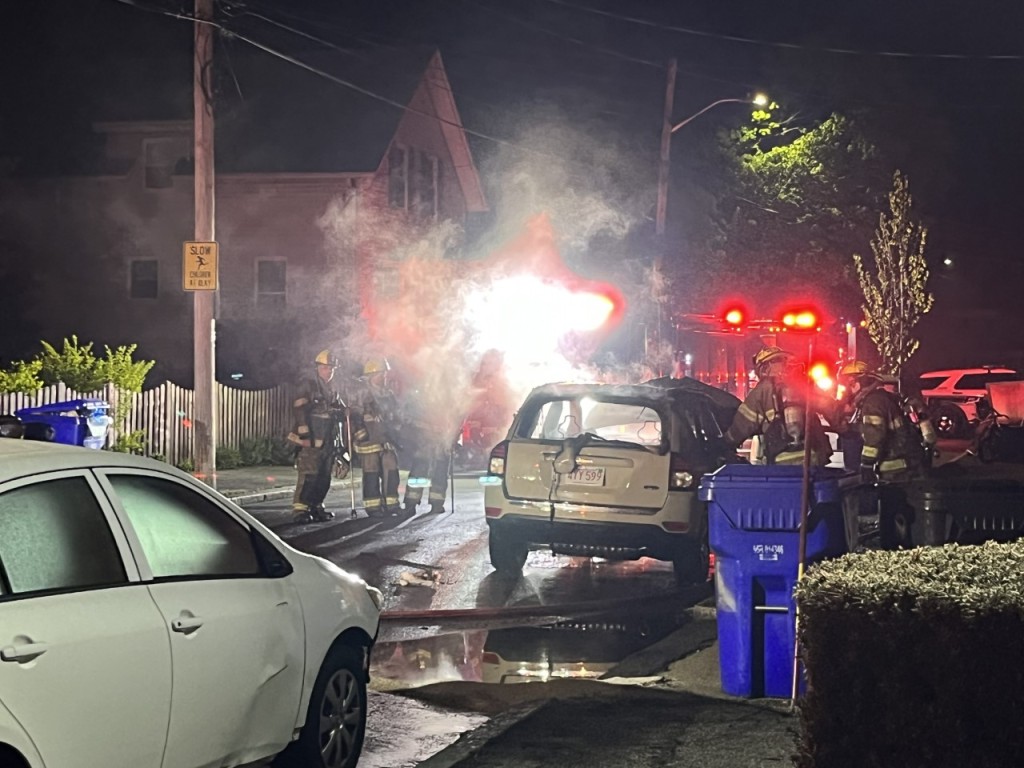 Pawtucket car fire