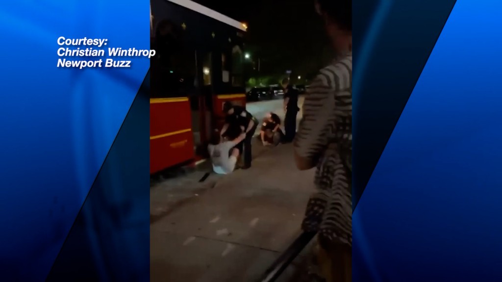 Newport Cop Altercation