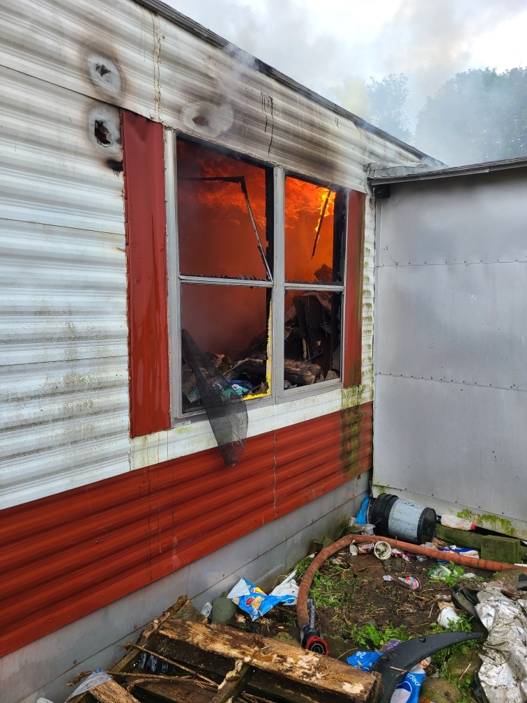 Dighton Trailer Fire