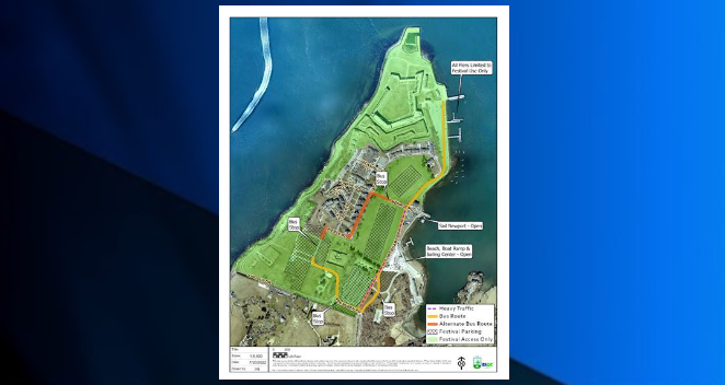 Thumbnail Map On Blue