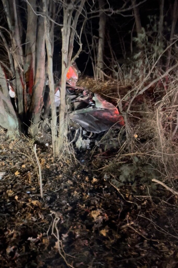 Christmas morning crash