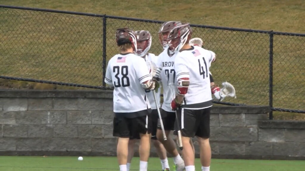 Brown Stays Dominant Vs Pc In Men's Lacrosse