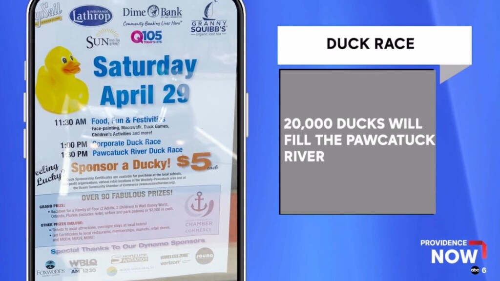 Pawcatuck River Duck Race