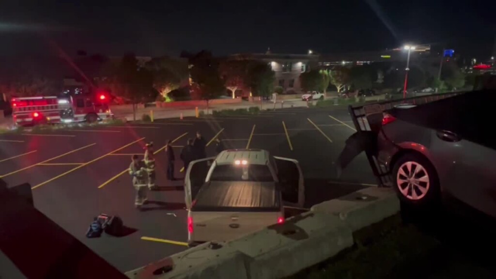 Truck Drives Through Fence In Providence, Driver Flees