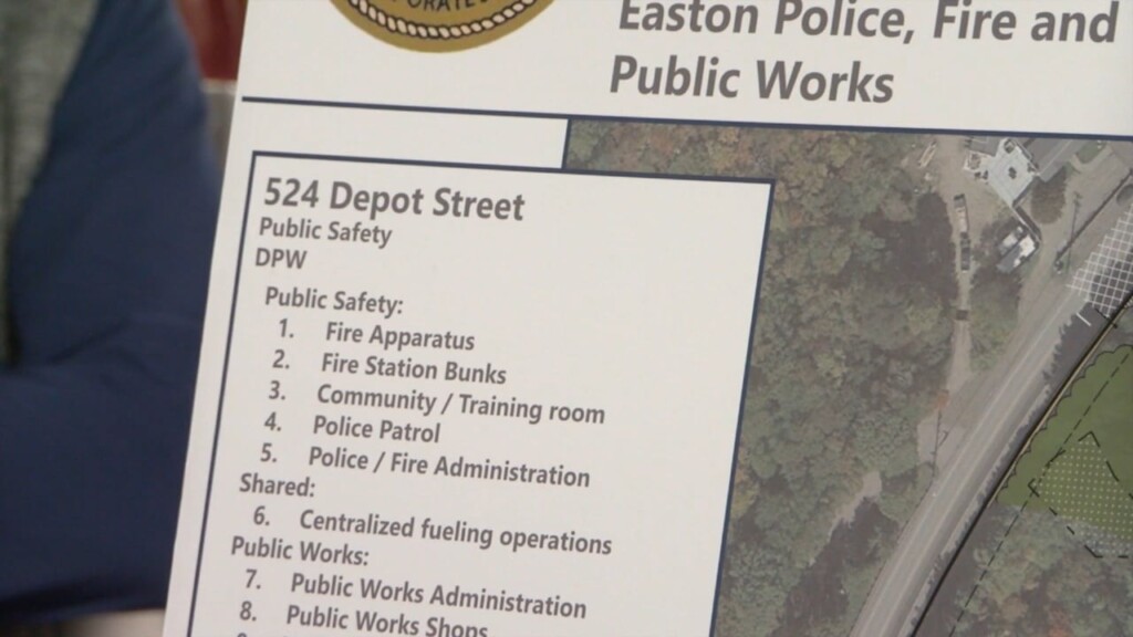 Easton Residents Vote To Approve Allocated Funding For New Public Safety Complex.