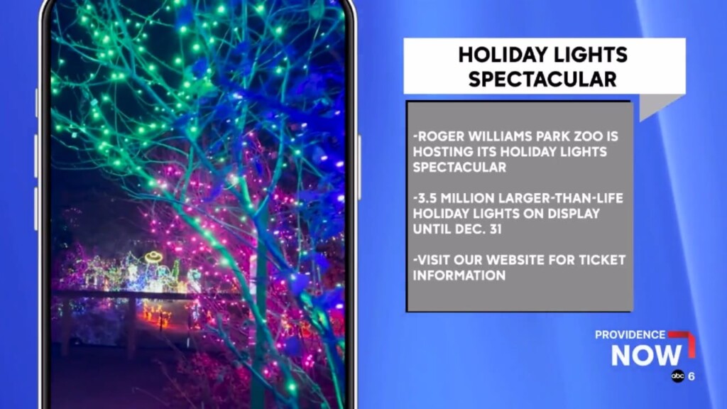 Holiday Lights Spectacular At Roger Williams Park Zoo