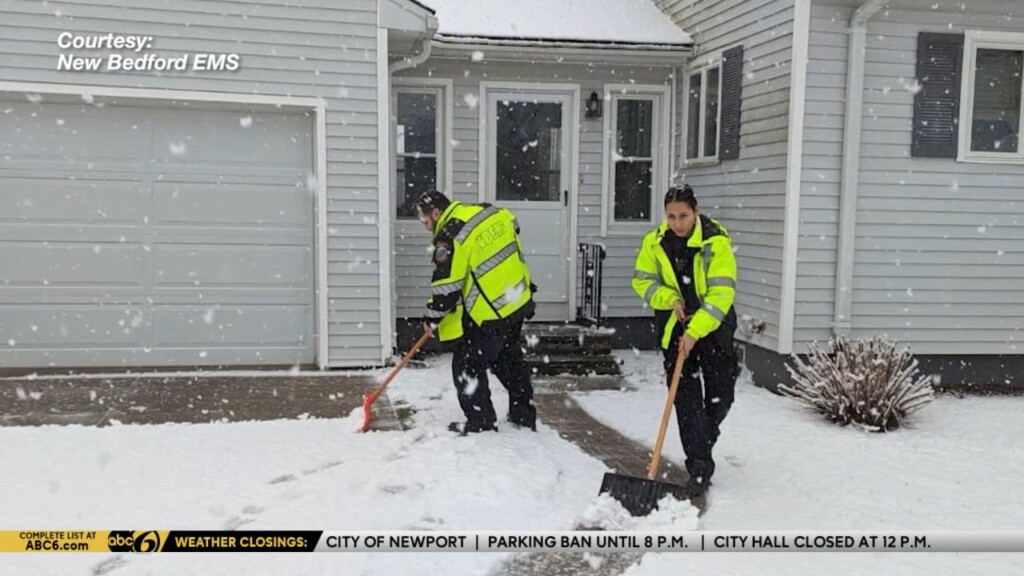 New Bedford Emts Go The Extra Mile To Help Residents During A February Nor'easter
