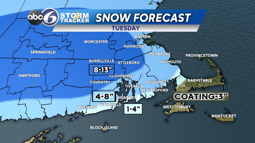 Snow Potential Tuesday