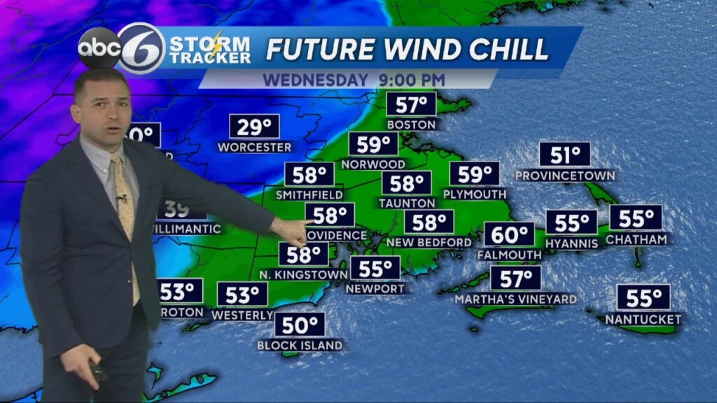 Monday Evening Weather