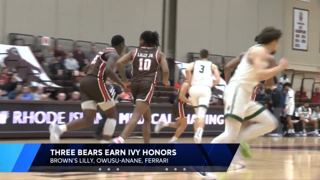 Three Brown Bears Earn All Ivy Honors