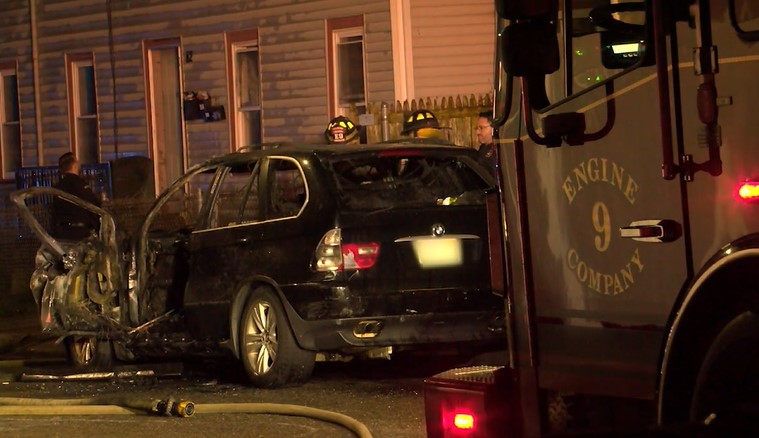 Car Fire Fall River