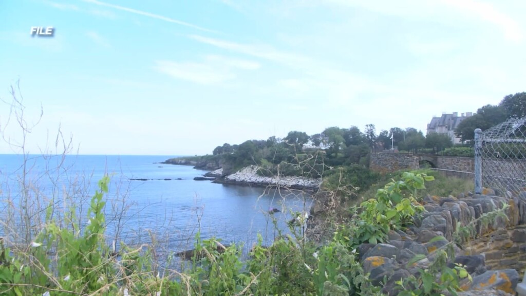 Section Of Newport Cliffwalk Closed Due To A Sinkhole