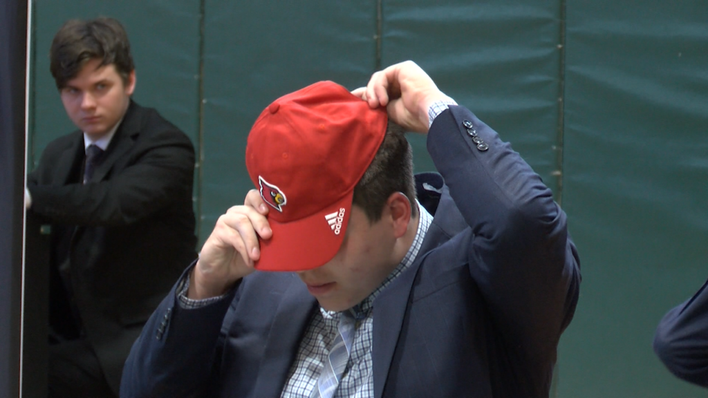 Hendricken Nli Signing Hat