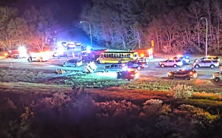 Bus Crash West Greenwich