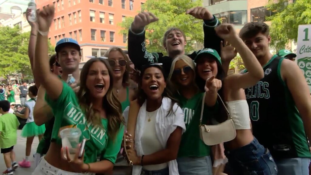 Celtics Fans Travel From Near And Far To Celebrate Championship Parade 5:30 Pm