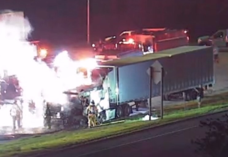 Exeter Truck Fire