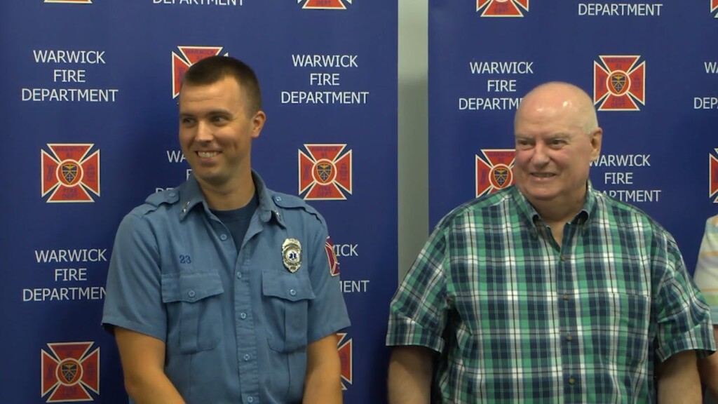 Warwick First Responders Honored For Saving Man's Life