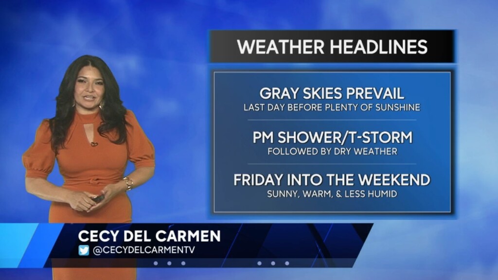 Thursday Noon Forecast