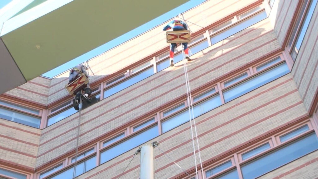 Superheroes Visit Hasbro Children's Hospital