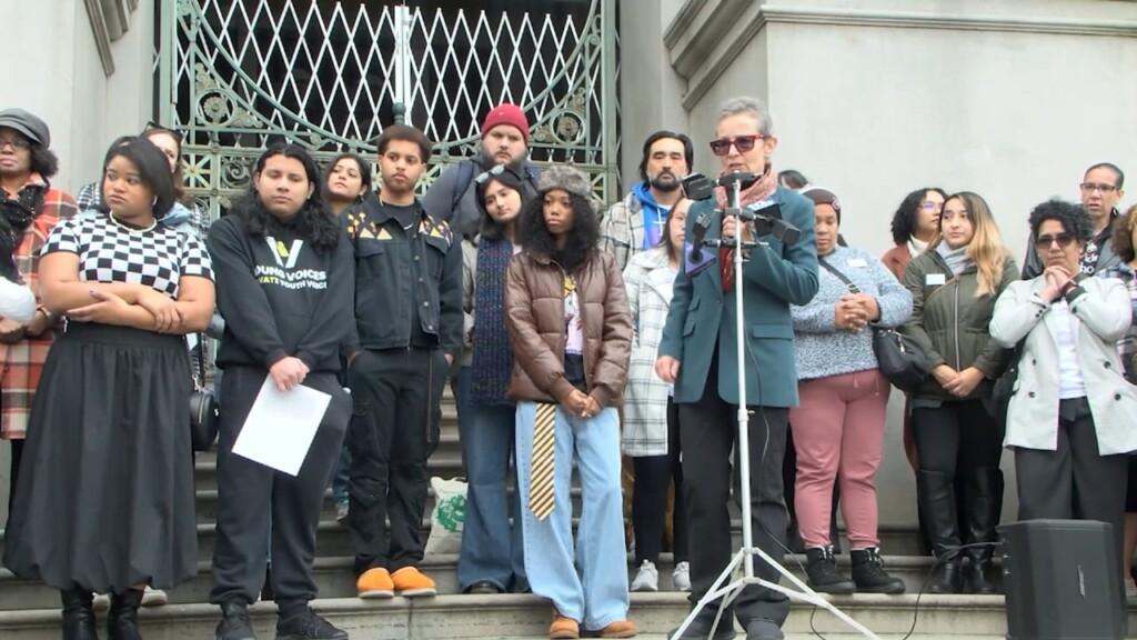 Providence Public School District Students, Parents, And Supporters Rally At The City Hall For $10.9 Million In Funding