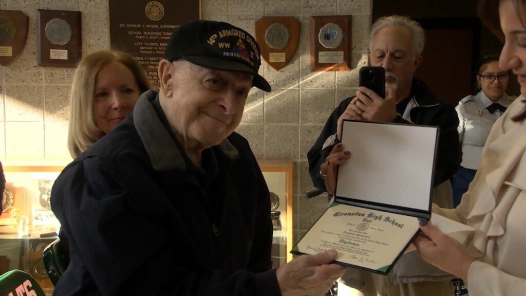 Wwii Veteran Receives High School Diploma