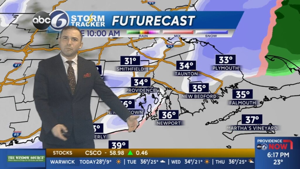 Monday Evening Weather