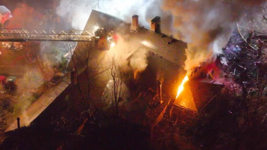 Crews Battling House Fire In Middleborough