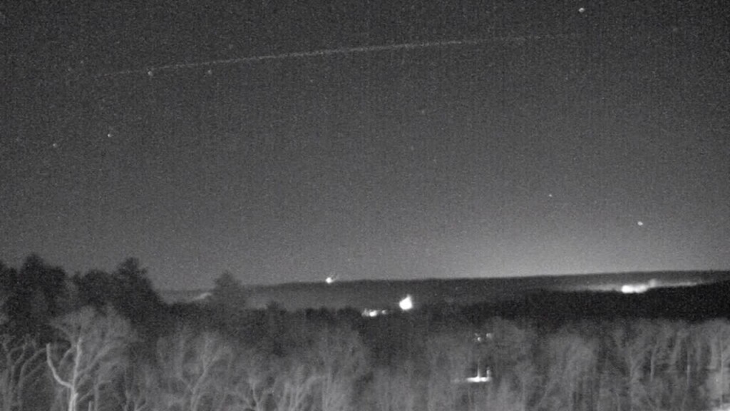 Caught On Camera: Shooting Star