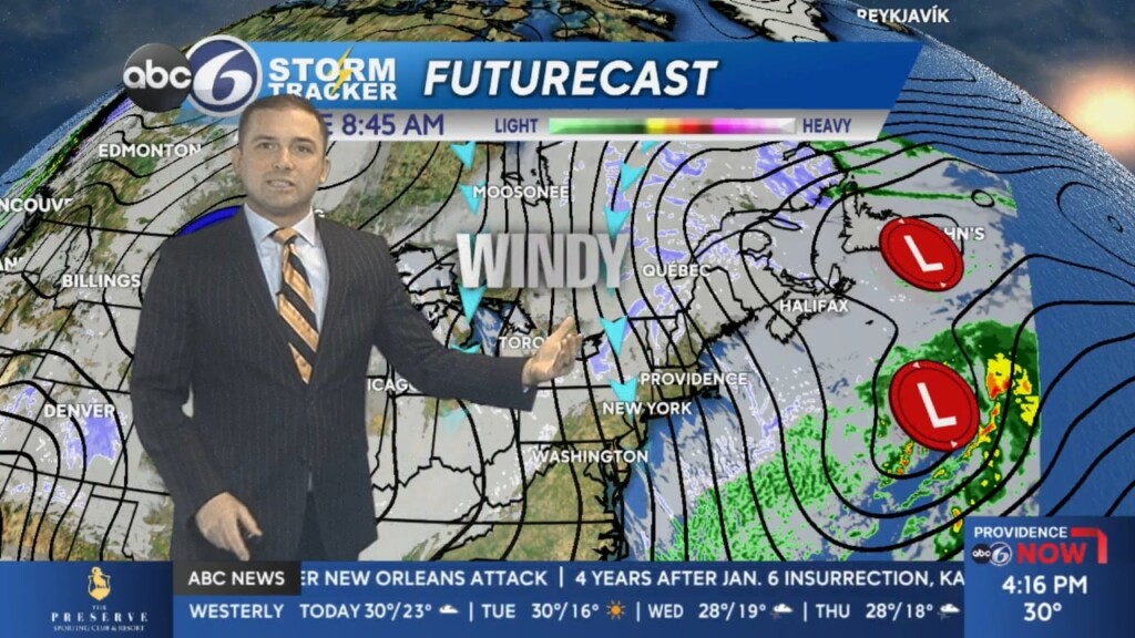 Monday Evening Weather