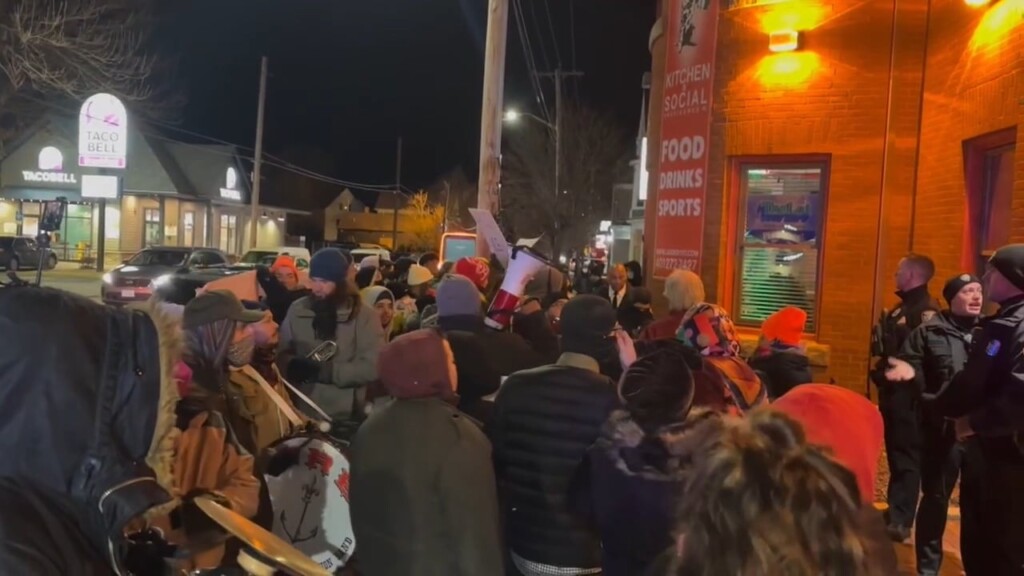 Protestors Gather Outside Fundraiser, Calling Providence To "protect Its Own"
