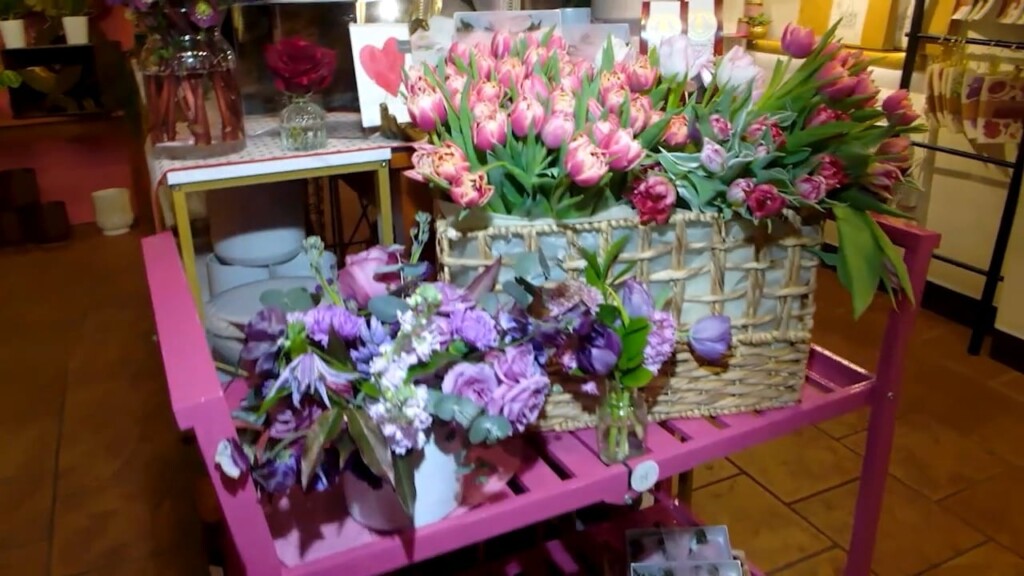 Bustling With Business; Valentine's Day For A Local Floral Shop