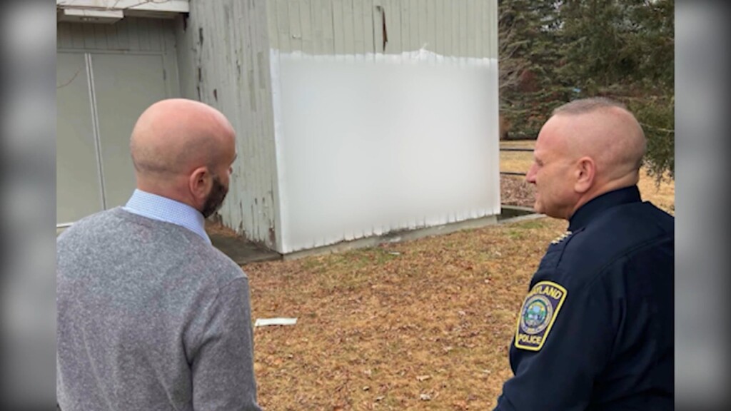 Swastika Spray Painted On Massachusetts Building