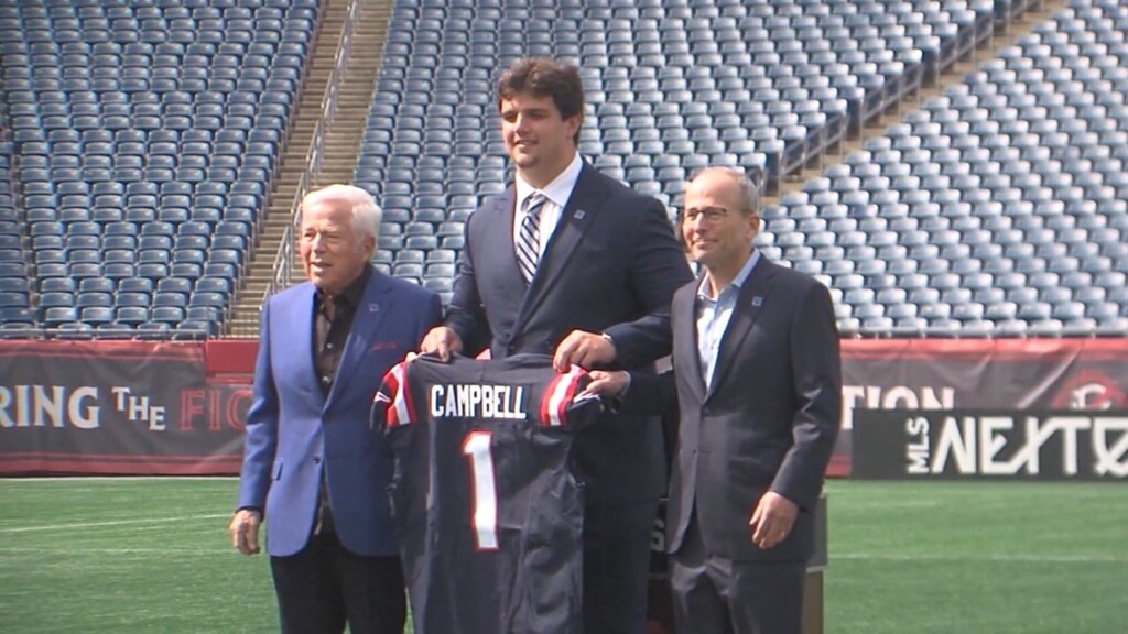 Patriots Formally Introduce 2025 First Round Pick Will Campbell