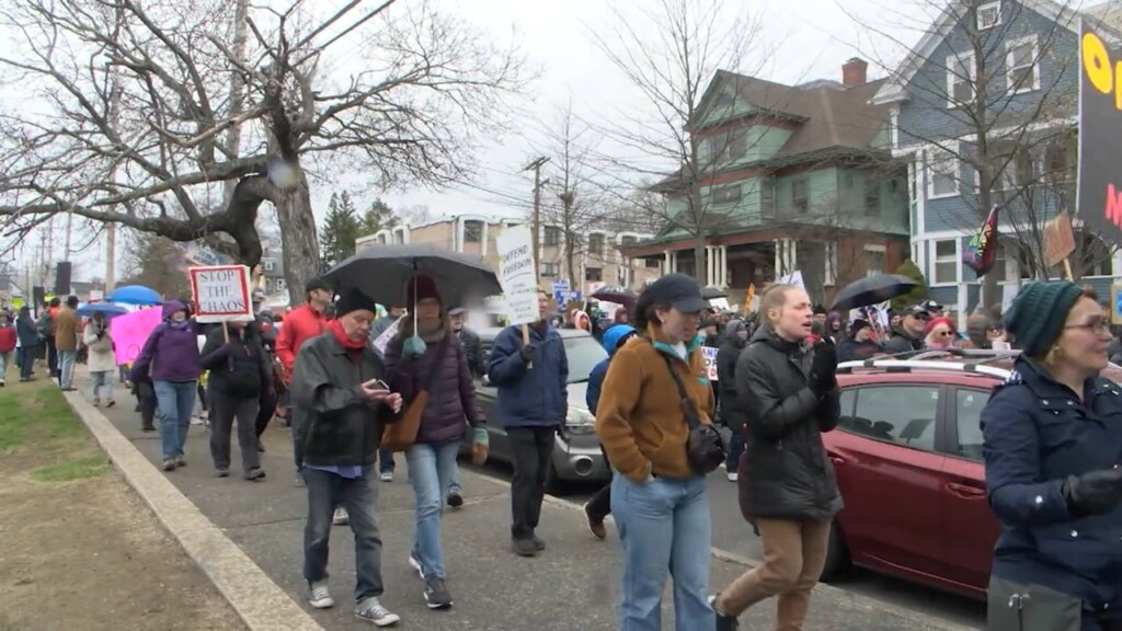 Providence Hands Off Protest Against Trump Administration