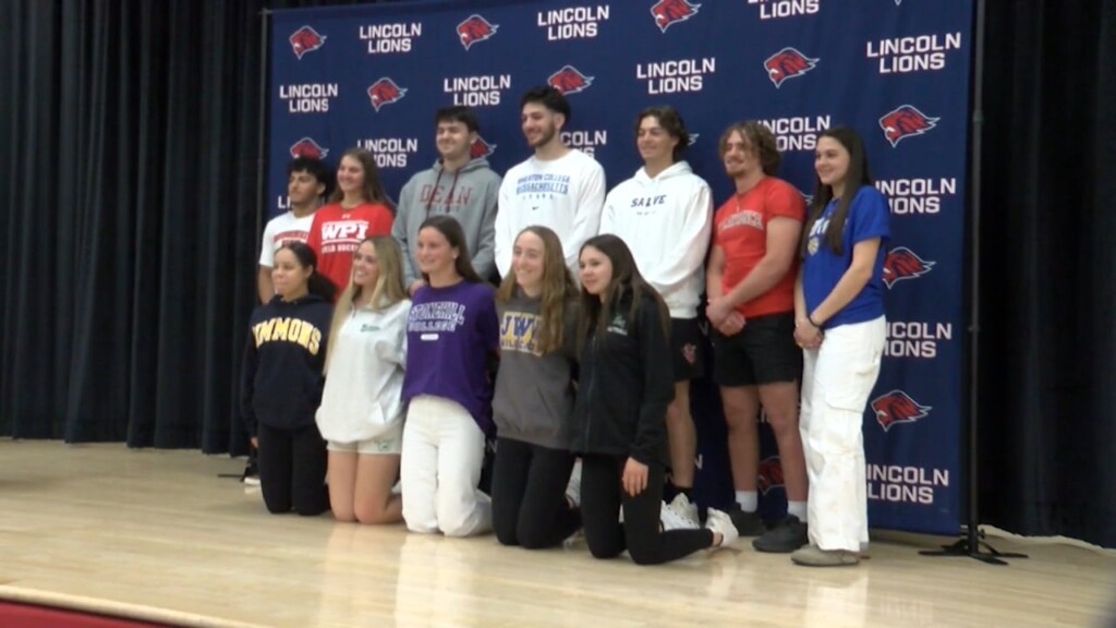 12 Lincoln Student Athletes Officially Commit To College Programs At Spring Ceremony