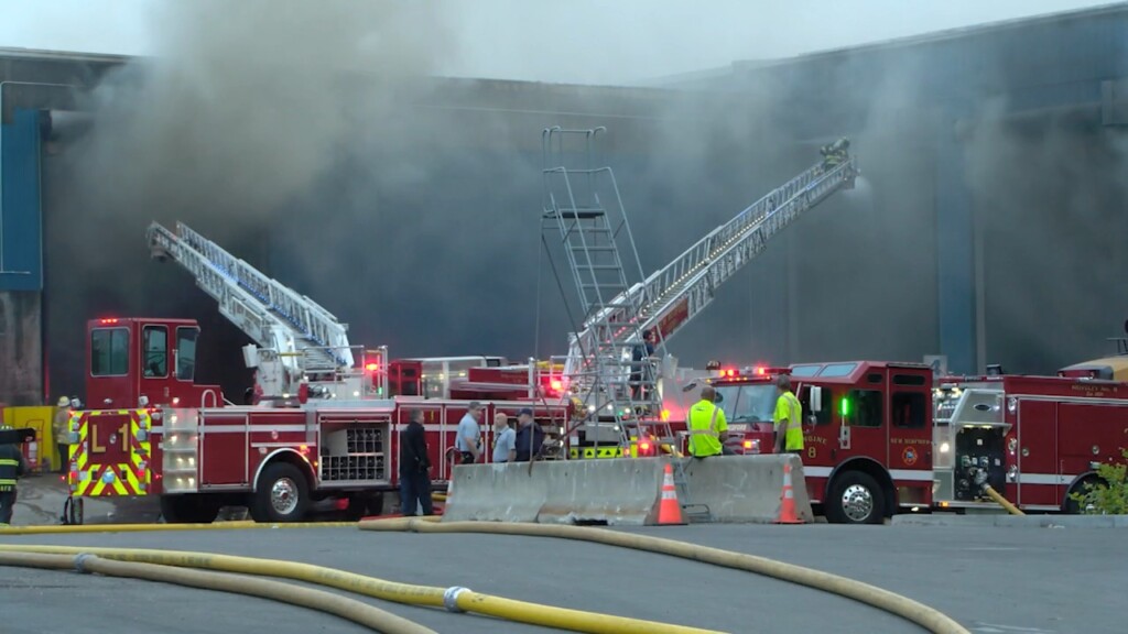Over 40 Firefighters Battle Fire At New Bedford Transfer Station