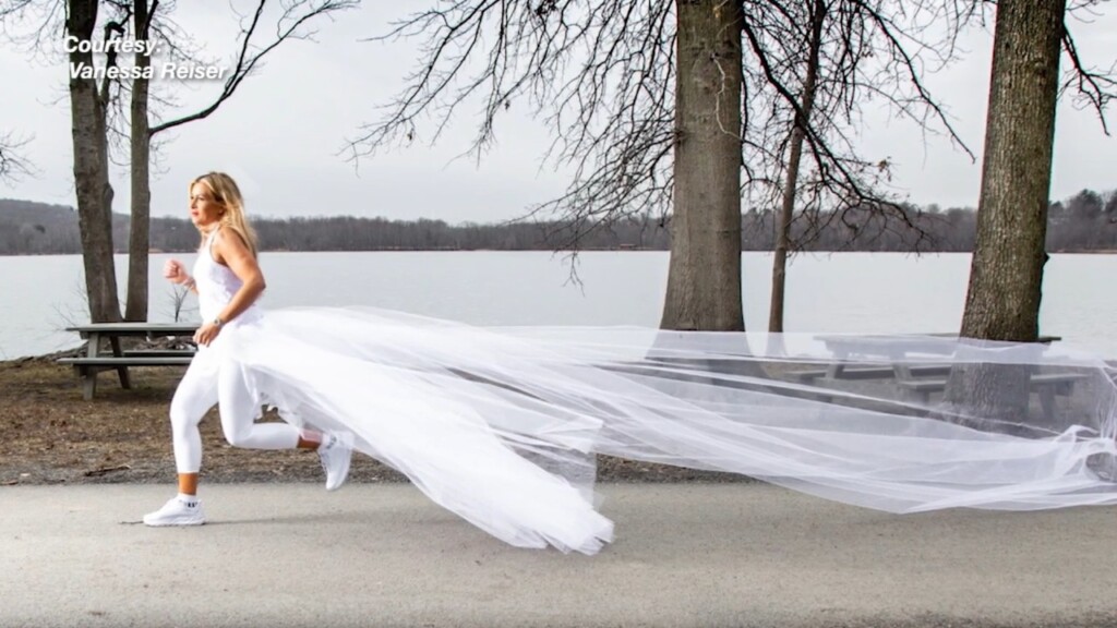 Advocate Runs In Wedding Dress To Raise Awareness About Narcissistic Abuse