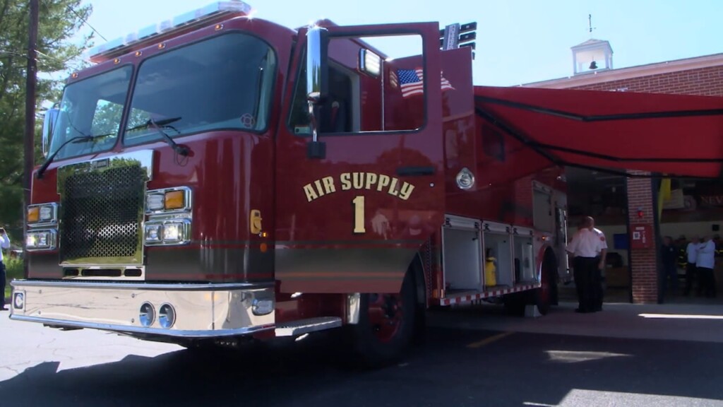 Rhode Island Firefighters Welcome 'state Of The Art' Support Truck